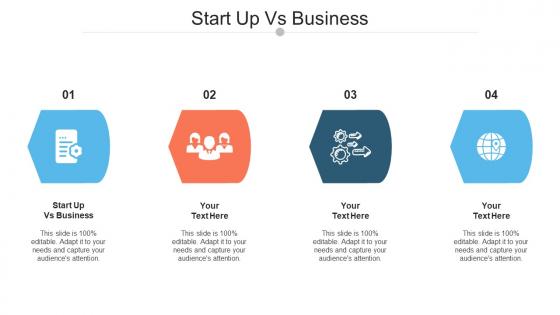 Start Up Vs Business Ppt Powerpoint Presentation Show Professional Cpb