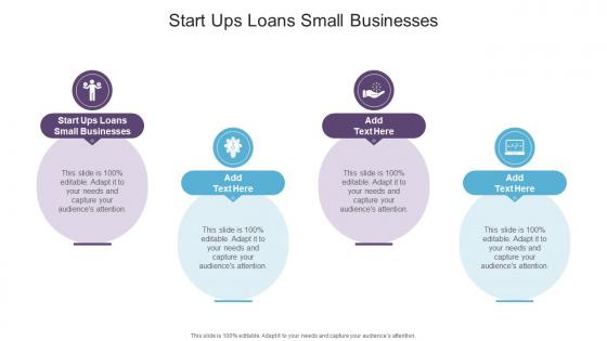 Start Ups Loans Small Businesses In Powerpoint And Google Slides Cpb