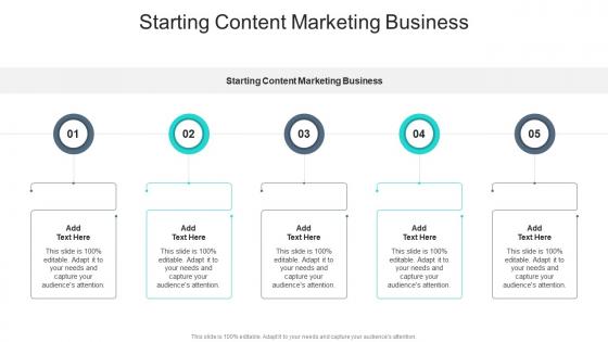 Starting Content Marketing Business In Powerpoint And Google Slides Cpb