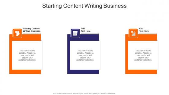 Starting Content Writing Business In Powerpoint And Google Slides Cpb