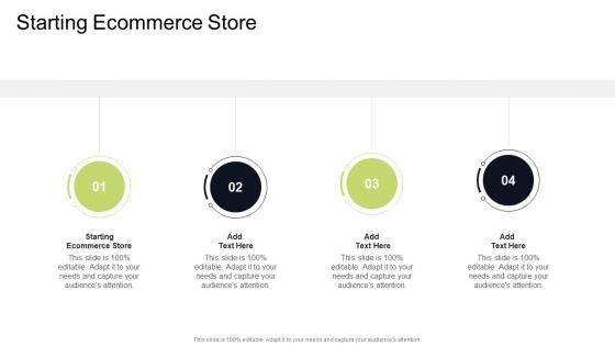 Starting Ecommerce Store In Powerpoint And Google Slides Cpb