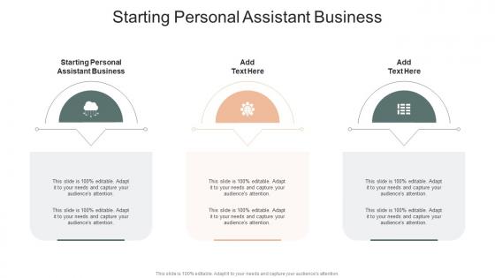 Starting Personal Assistant Business In Powerpoint And Google Slides Cpb