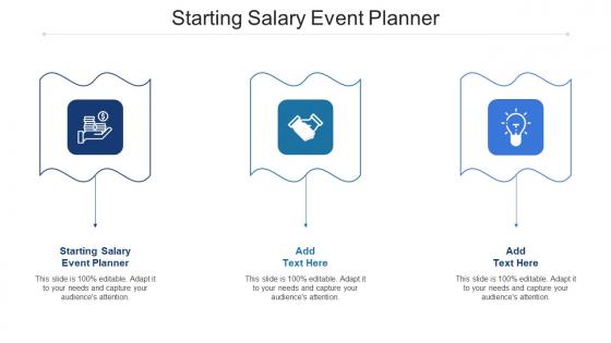 Starting Salary Event Planner Ppt Powerpoint Presentation Summary Design Cpb