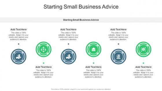 Starting Small Business Advice In Powerpoint And Google Slides Cpb