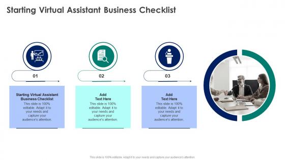Starting Virtual Assistant Business Checklist In Powerpoint And Google Slides Cpb