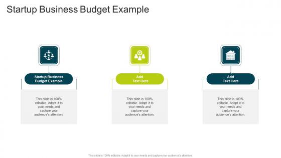 Startup Business Budget Example In Powerpoint And Google Slides Cpb