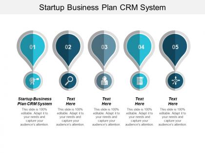 Startup business plan crm system ppt powerpoint presentation show example introduction cpb