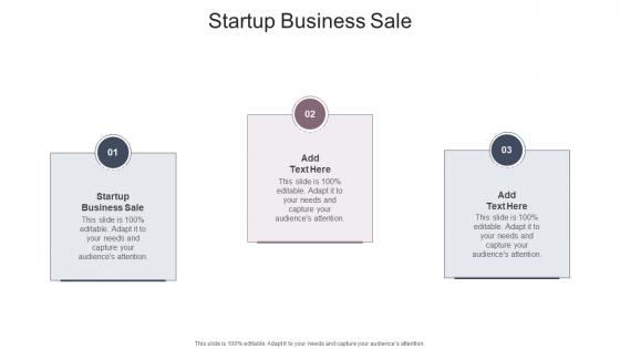 Startup Business Sale In Powerpoint And Google Slides Cpb