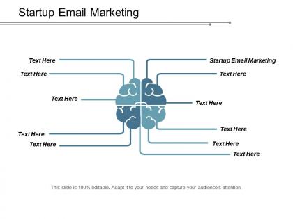 Startup email marketing ppt powerpoint presentation model sample cpb