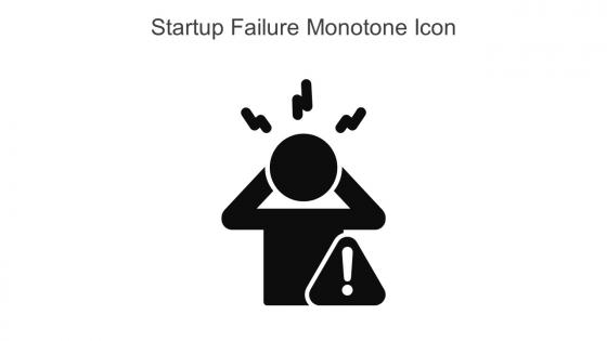 Startup Failure Monotone Icon In Powerpoint Pptx Png And Editable Eps Format