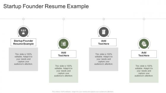 Startup Founder Resume Example In Powerpoint And Google Slides Cpb