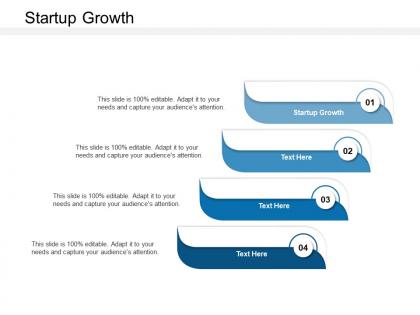 Startup growth ppt powerpoint presentation file shapes cpb