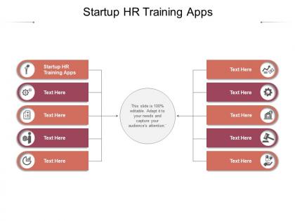 Startup hr training apps ppt powerpoint presentation inspiration influencers cpb