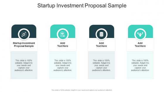 Startup Investment Proposal Sample In Powerpoint And Google Slides Cpb