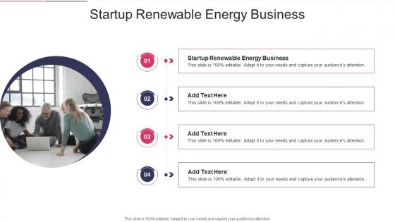Startup Renewable Energy Business In Powerpoint And Google Slides Cpb