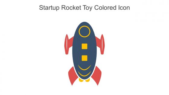 Startup Rocket Toy Colored Icon In Powerpoint Pptx Png And Editable Eps Format
