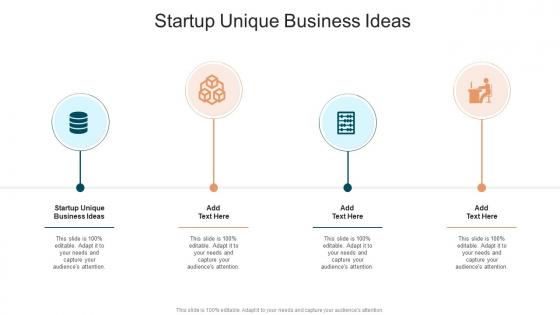 Startup Unique Business Ideas In Powerpoint And Google Slides Cpb