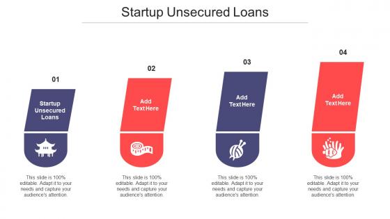 Startup Unsecured Loans Ppt Powerpoint Presentation Diagram Templates Cpb