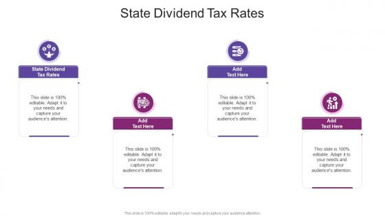 State Dividend Tax Rates In Powerpoint And Google Slides Cpb