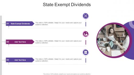State Exempt Dividends In Powerpoint And Google Slides Cpb