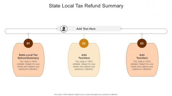 State Local Tax Refund Summary In Powerpoint And Google Slides Cpb