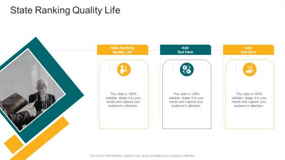 State Ranking Quality Life In Powerpoint And Google Slides Cpb