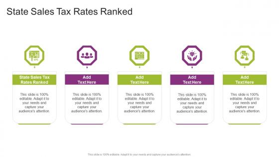 State Sales Tax Rates Ranked In Powerpoint And Google Slides Cpb
