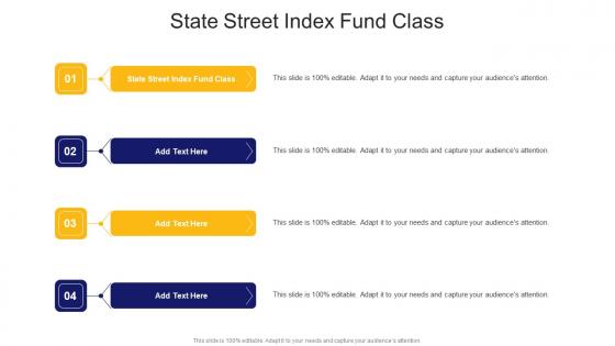 State Street Index Fund Class In Powerpoint And Google Slides Cpb