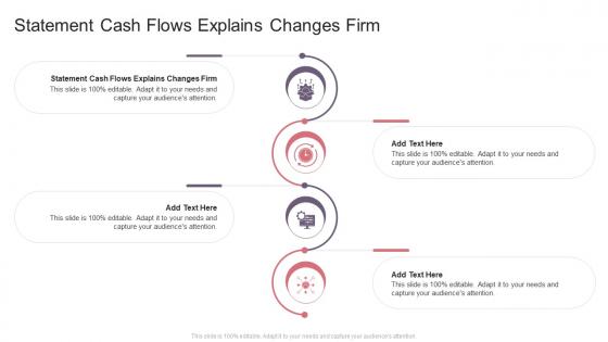 Statement Cash Flows Explains Changes Firm In Powerpoint And Google Slides Cpb