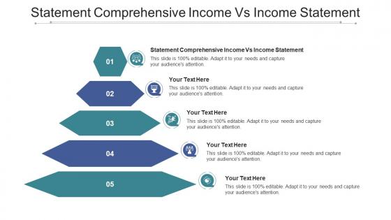 Statement comprehensive income vs income statement ppt powerpoint model cpb