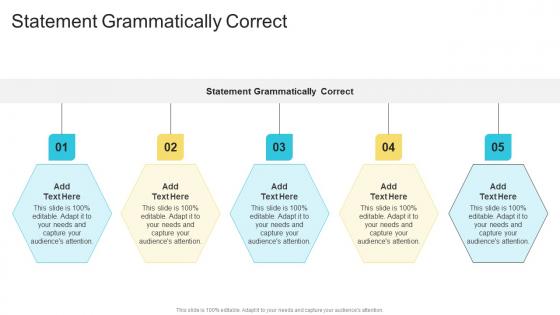 Statement Grammatically Correct In Powerpoint And Google Slides Cpb