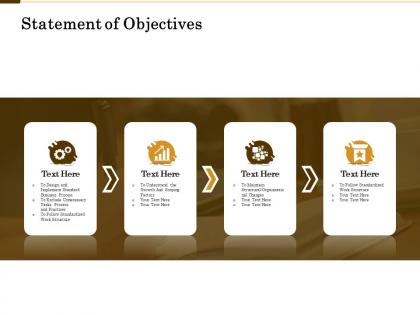 Statement of objectives tasks process ppt powerpoint presentation professional diagrams