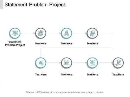 Statement problem project ppt powerpoint presentation gallery styles cpb