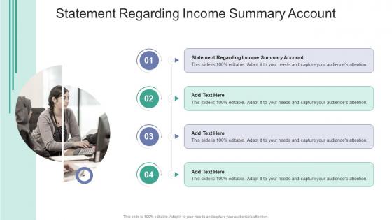 Statement Regarding Income Summary Account In Powerpoint And Google Slides Cpb