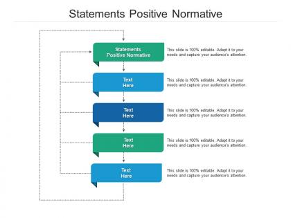 Statements positive normative ppt powerpoint presentation layouts example cpb