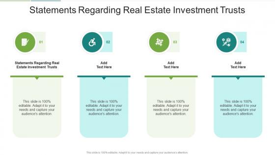 Statements Regarding Real Estate Investment Trusts In Powerpoint And Google Slides Cpb