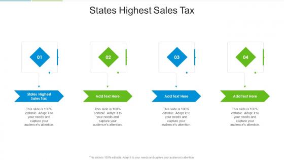 States Highest Sales Tax In Powerpoint And Google Slides Cpb