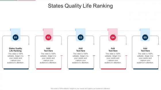 States Quality Life Ranking In Powerpoint And Google Slides Cpb