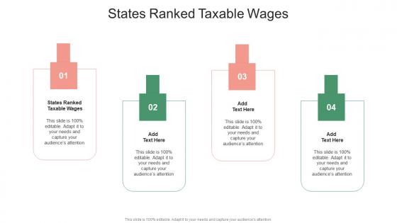 States Ranked Taxable Wages In Powerpoint And Google Slides Cpb