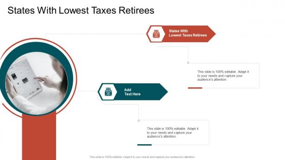 States With Lowest Taxes Retirees In Powerpoint And Google Slides Cpb