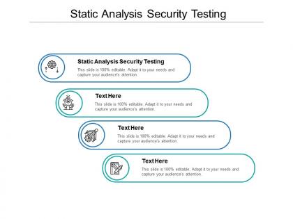 Static analysis security testing ppt powerpoint presentation inspiration graphic tips cpb