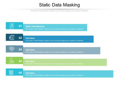Static data masking ppt powerpoint presentation infographic template graphics cpb