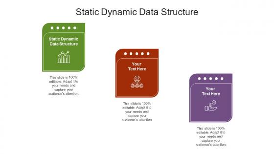 Static dynamic data structure ppt powerpoint presentation infographics cpb