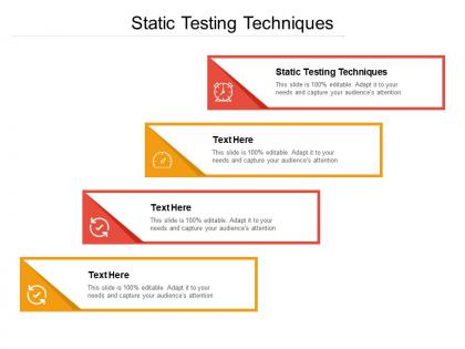 Static testing techniques ppt powerpoint presentation styles guidelines cpb