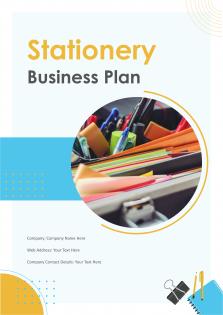 Stationery Business Plan A4 Pdf Word Document