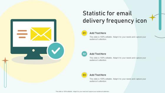Statistic For Email Delivery Frequency Icon