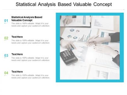 Statistical analysis based valuable concept ppt powerpoint presentation inspiration model cpb