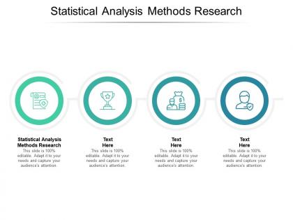 Statistical analysis methods research ppt powerpoint presentation professional visuals cpb
