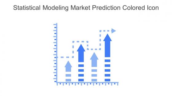 Statistical Modeling Market Prediction Colored Icon In Powerpoint Pptx Png And Editable Eps Format