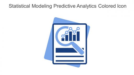 Statistical Modeling Predictive Analytics Colored Icon In Powerpoint Pptx Png And Editable Eps Format
